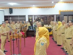 Walikota Metro Melantik 17 Pejabat Tinggi dilingkungan Pemkot Metro