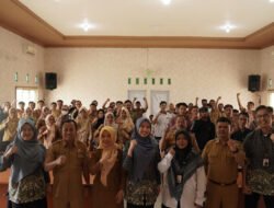 Sebanyak 50 Aparatur Desa Mengikuti Sosialisasi Pemberian Informasi Status Kepesertaan JKN di Kabupaten Lampung Timur