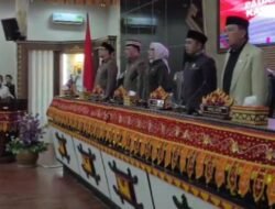 Rapat Paripurna DPRD Kota Metro Penyampaian LKPJ Tahun 2025