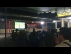 Polsek Metro Selatan Gelar Nobar Piala Dunia, Mempererat Polri dan Masyarakat