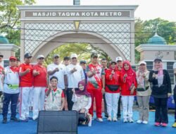 Semangat Menyambut HUT RI ke-81 Ribuan Warga Padati Car Free Day di Taman Merdeka Kota Metro