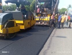 Pemkot Metro Merespon Cepat Perbaikan Ruas Jalan 